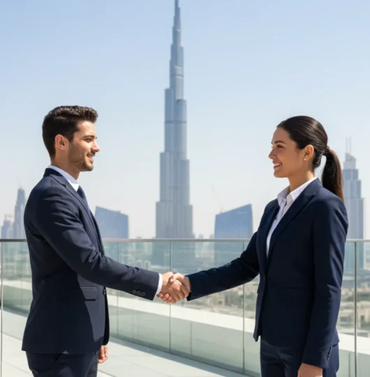 Waqar Ahmad Documents Clearing team in Dubai